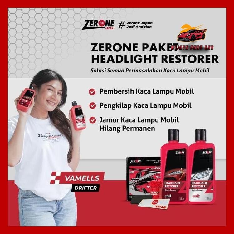 ZERONE HEADLIGHT RESTORER ( PENGKILAP LAMPU MOBIL )
