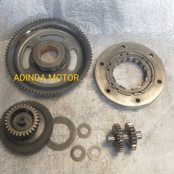 Gear Gigi Stater Set One Way Rumah Pelor Stater Klx 250 Fi D Tracker 250 Fi Original Pnp Ninja 250 R