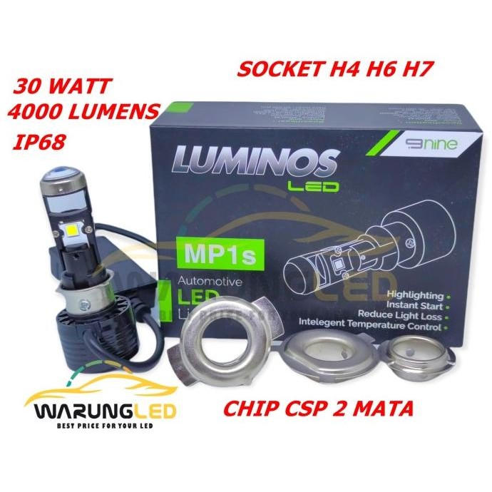 Lampu Led Mini Projector Mp1S 9Nine Luminos Original Super Terang