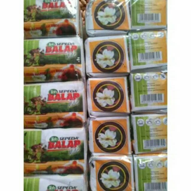 

Terjangkau Teh Balap Melati 1 Slop(40Grx10) Free Gelas Cantik