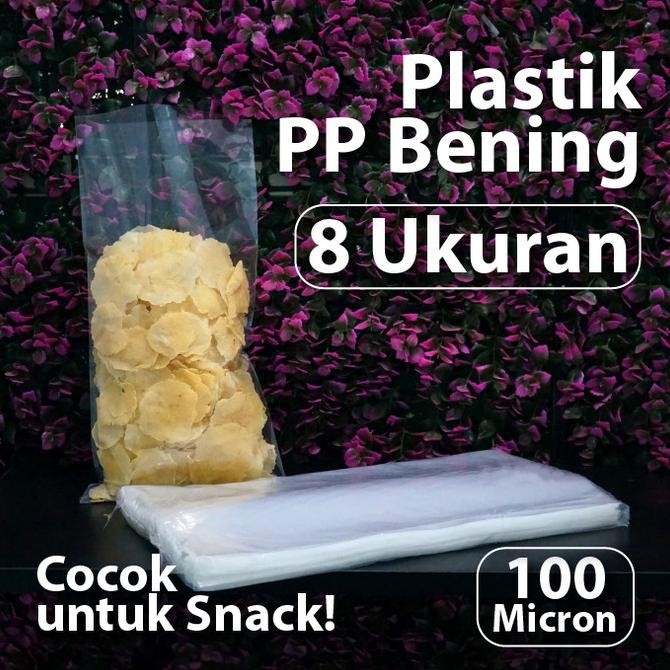 Plastik PP Bening 100 micron - 8 Macam Ukuran