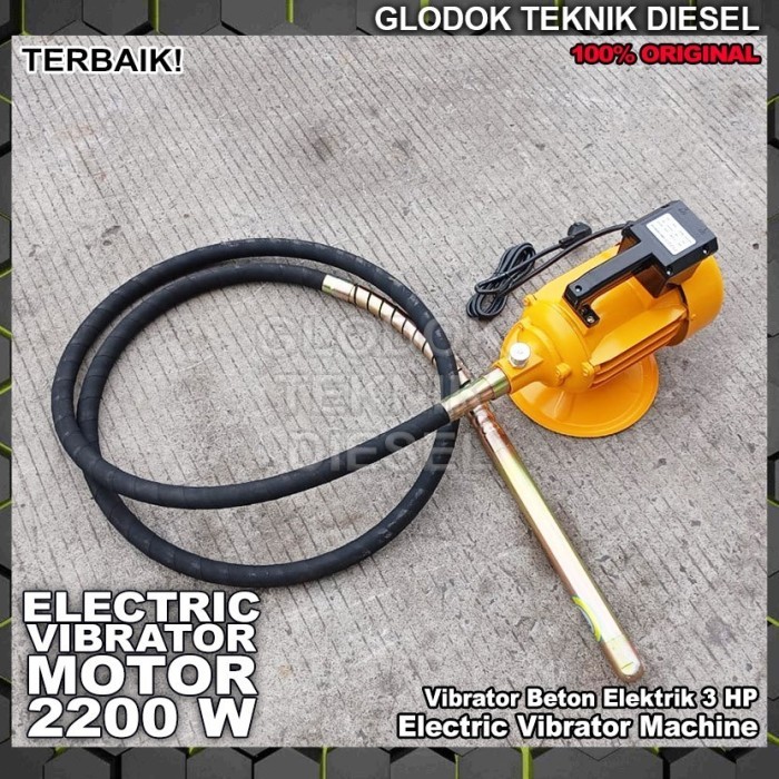 Pazto Mesin Pemadat Cor Beton Elektrik Concrete Electric Motor Listrik Machine 3 HP 1 Phase 3