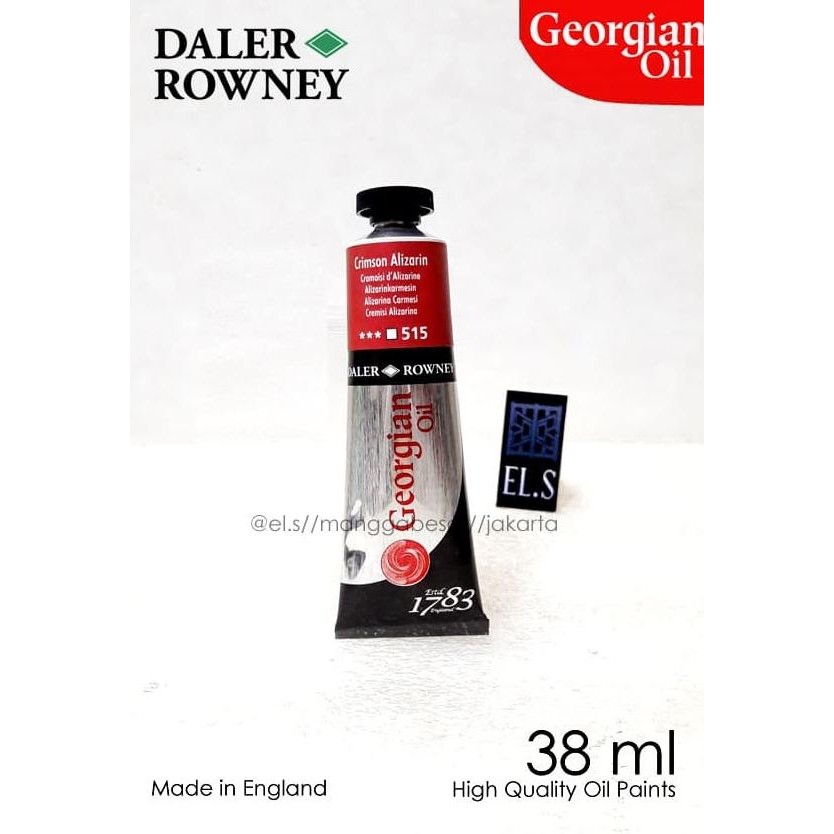 

Daler Rowney Georgian Oil Crimson Alizarin 38 ml ( Cat Minyak )