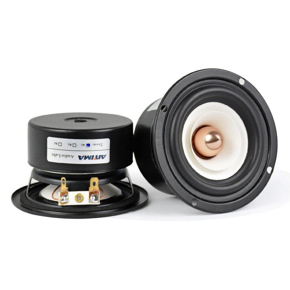 2Pcs 3Inch Mini Audio Portable Speakers 4Ohm 8Ohm 15W Full Range Hifi Bass Speaker Altavoz Portatil 