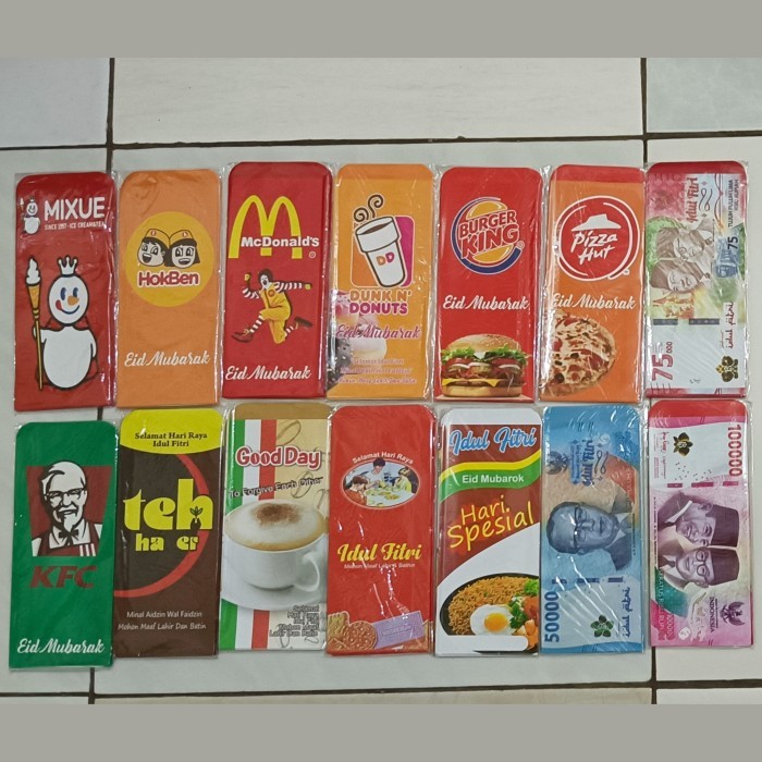 

SALE AMPLOP LEBARAN UKURAN BESAR GAMBAR SNACK KEKINIAN PER PACK ISI 10 QLH92