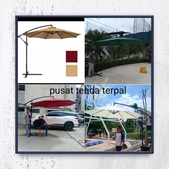Payung Tenda Gantung/Payung Taman Pantay, Shower