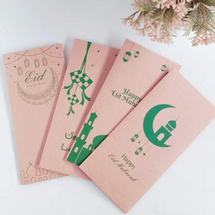 

NEW ARRIVAL AMPLOP LEBARAN CRAFT PAPER ISI 12 PCS SKR1056