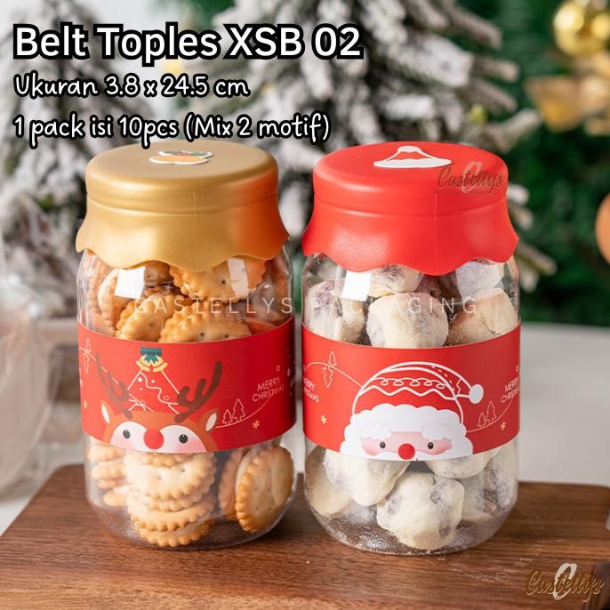 

yang dicari] Sabuk Toples XSB02 Paper Belt Natal Kue Cookies Hampers Christmas