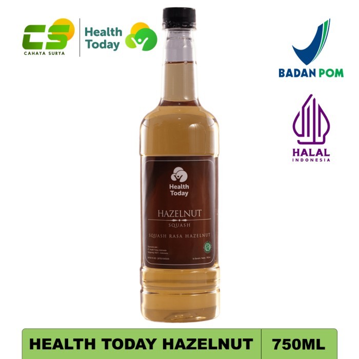 

Health Today Syrup Hazelnut - Sirup Rasa Hazelnut - 750 ml