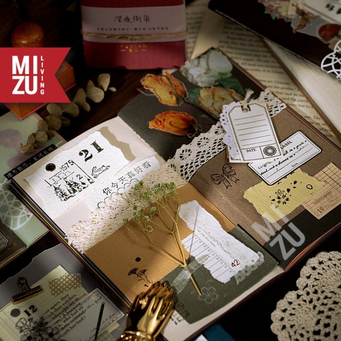 

Ready MIZU SHIKISAI Travelers Notebook Insert Buku Craft Paper Notebook