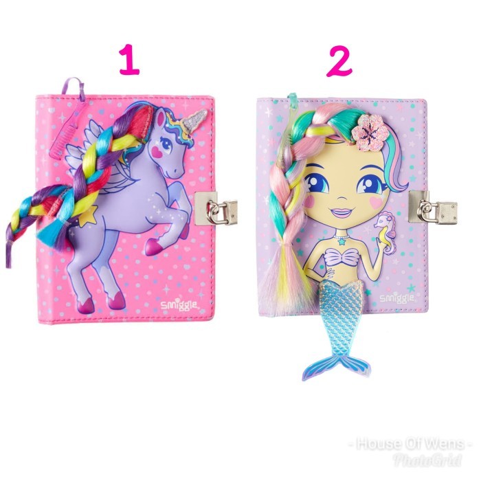 

Ready SMIGGLE WISHES DOLLY SMALL LOCKABLE NOTEBOOK - DIARY SMIGGLE