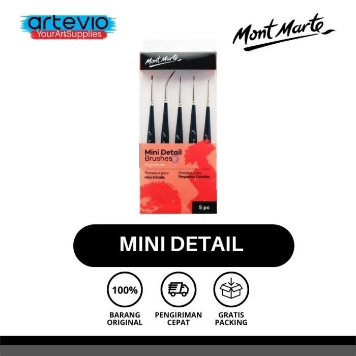 

BRUSH / KUAS LUKIS / KUAS LUKIS MINI DETAIL / MONT MARTE MINI DETAIL