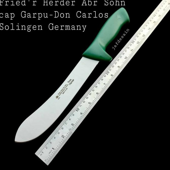 Pisau Sembelih Cap Garpu Bullnose Don Carlos Stainless Jerman 8" Terlaris