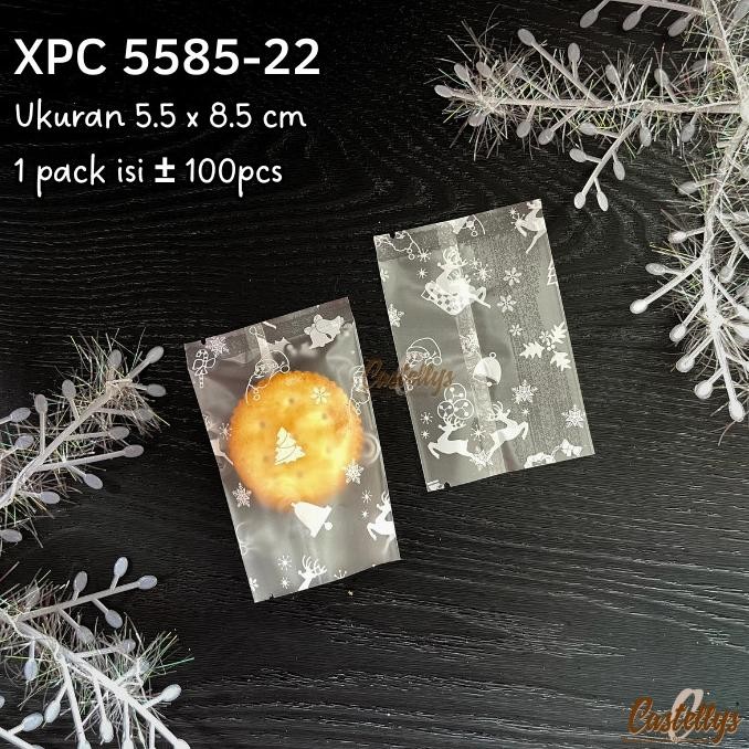 

=+=+=+] Plastik Cookies Natal XPC 5585-22 Kue Kering Nastar Nougat Christmas