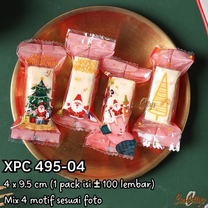 

\"\"\"\] Plastik Cookies Natal XPC 495-04 Kue Kering Permen Snack Christmas