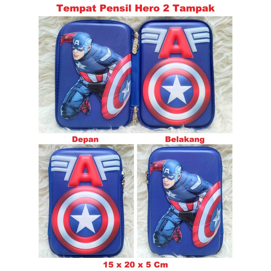 

Tempat Pensil Anak Batman Spiderman Ironman Captain Superman hardcase