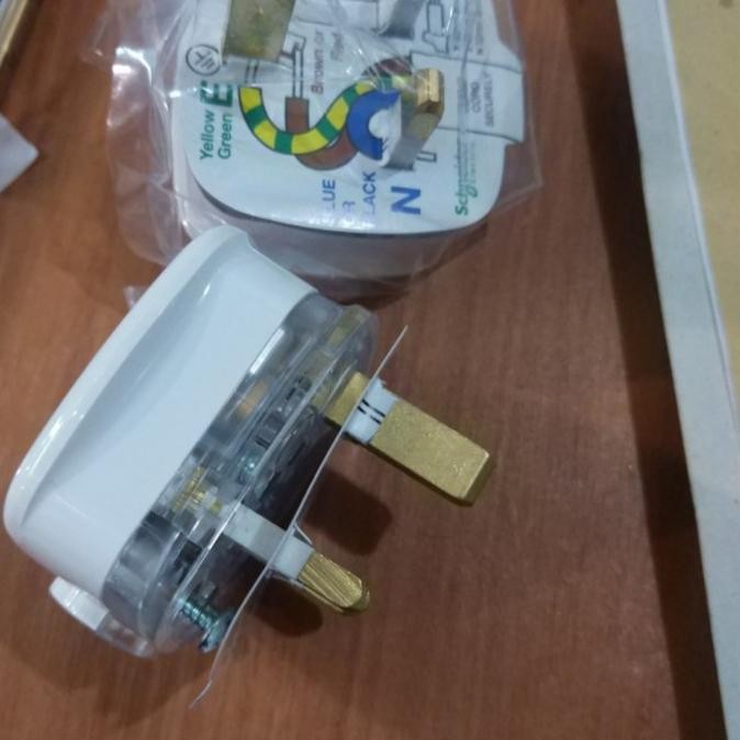 Steker AC Kaki 3 Clipsal Original