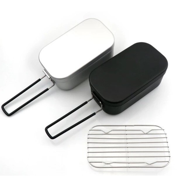 StokTerbatas Mess Tin Messtin box foldable handle Bushcraft Cam bukan Trangia