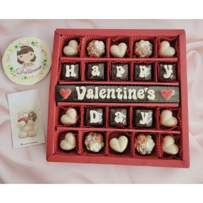 

CHOCOLATE GIFT S25B - COKLAT UCAPAN HAPPY VALENTINE DAY (DS BGR)