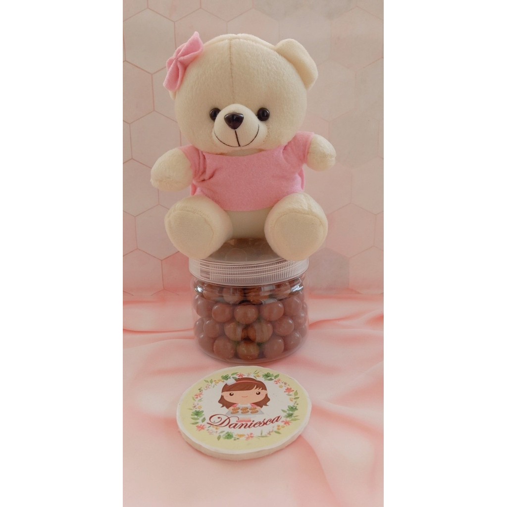 

HAMPERS COKELAT SCANDIA DENGAN BONEKA TEDY BEAR COUPLE VALENTINE