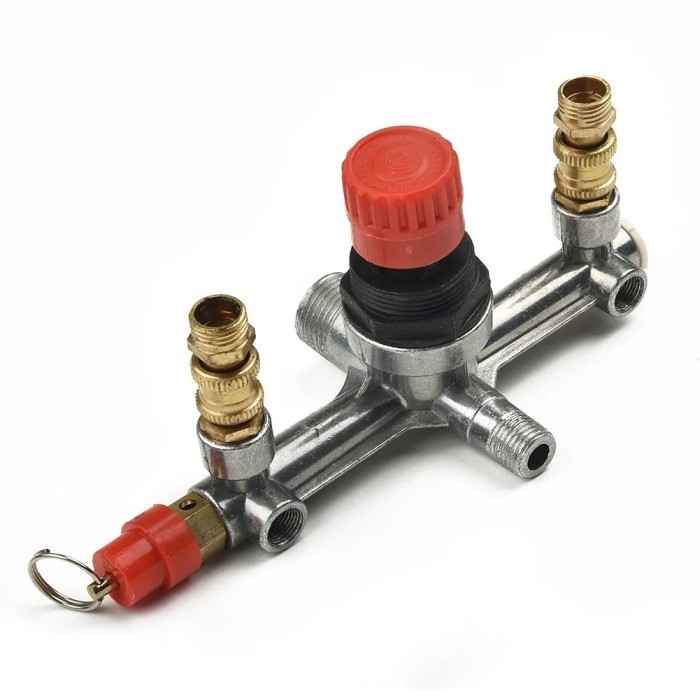 AIR COMPRESSOR PRESSURE SAFETY VALVE PISTON COMPRESSOR SWITCH BRACKET