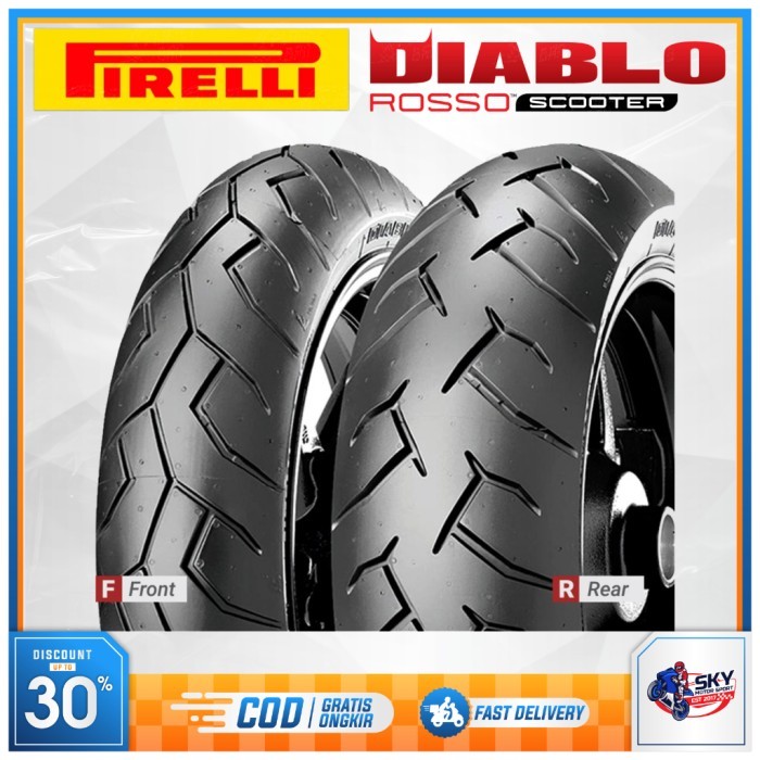 Ban Pirelli Diablo Rosso Scooter 110/70 120/170 130/70 140/70 Ring 13 All Nmax Old New Turbo