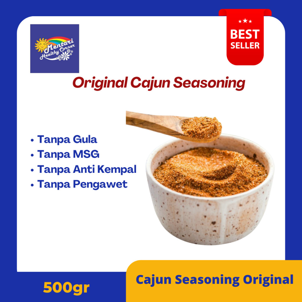

Cajun Pice 500Gr Cajun Eaoning 500Gram