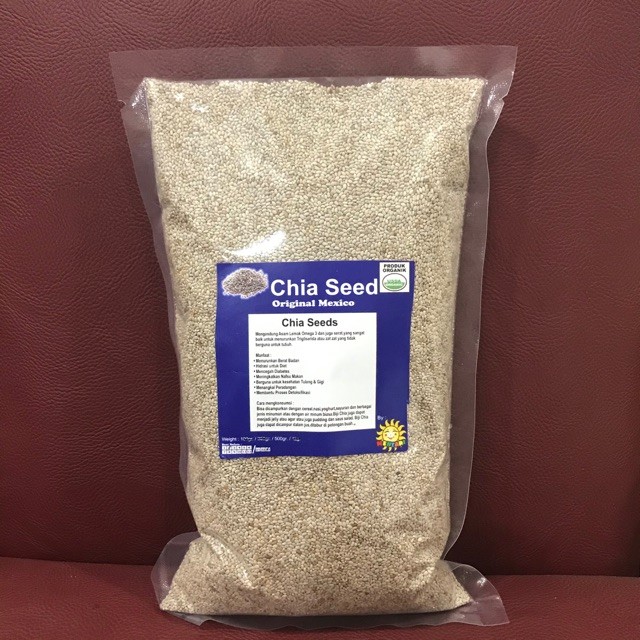 

Organic White Chia Eed Meico 500Gram Chia Eed Putih