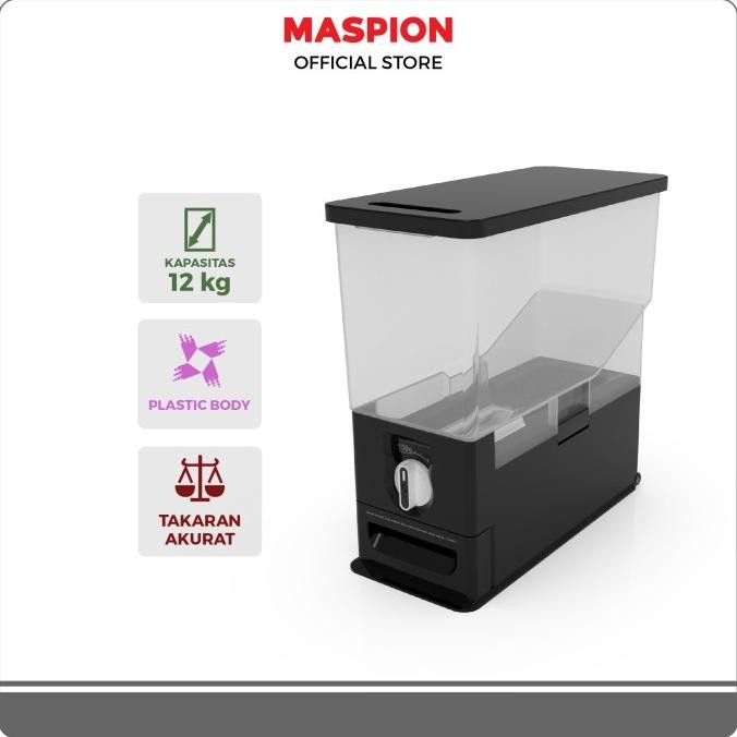 Maspion Rice Box Kotak Beras kapasitas 12 Kg EX-12