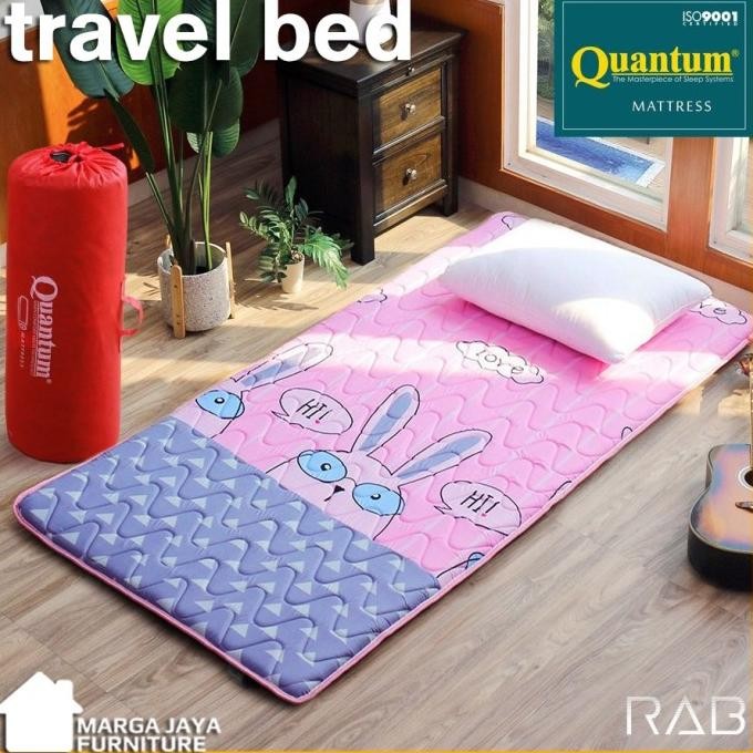 Kasur Lipat Quantum Travel Bed 80 Cm Gulung Lantai Matras