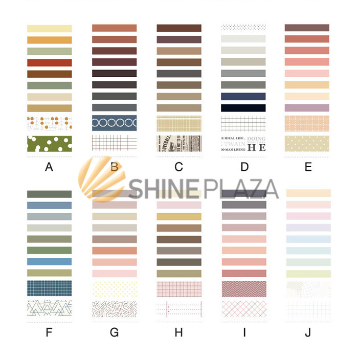 

MASKING TAPE AGUGU STYLE SET 10 PCS - WASHI TAPE SOLASI KERTAS LUCU