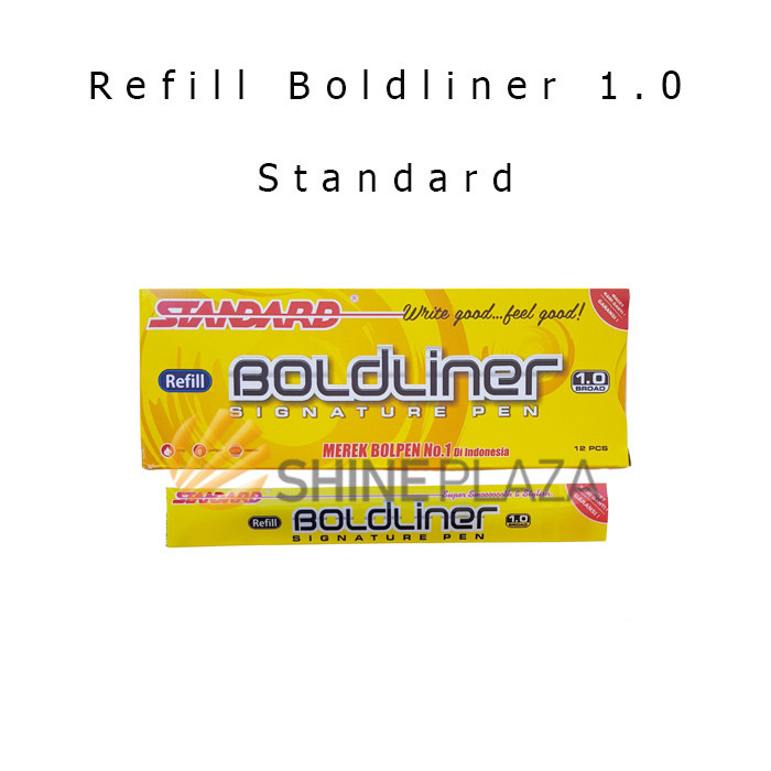 

REFILL ISI BOLPEN PULPEN STANDARD BOLDLINER ELITE SIGNATURE PEN 1.0MM