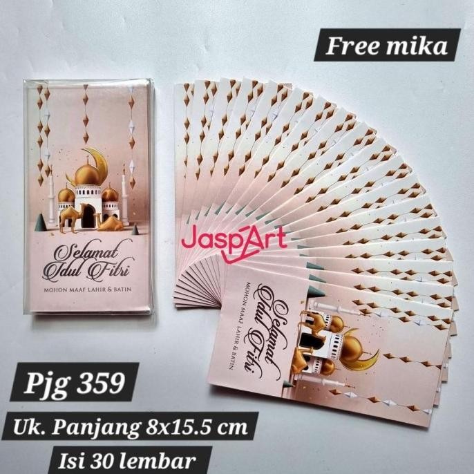

Mubarak| AMPLOP / ANGPAO LEBARAN HARI RAYA IDUL FITRI MIKA PANJANG ISI 30 LEMBAR