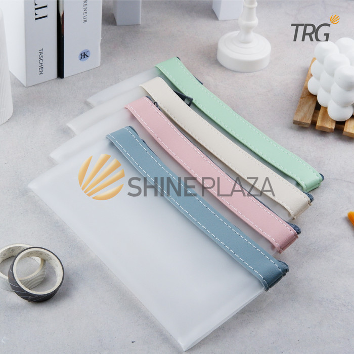 

TRG PLASTIC POUCH SOFT PVC ZIPPER PENCIL CASE PC-289 - TEMPAT KOTAK PENSIL TAHAN AIR ALAT TULIS