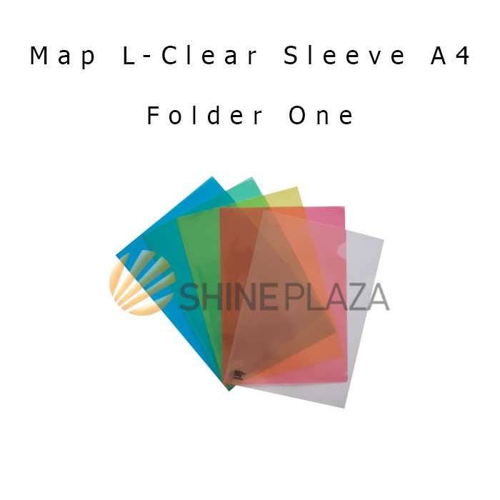 

MAP L PLASTIK BENING A4 FOLDER ONE - TRANSPARAN CLEAR SLEEVES DOKUMEN KERTAS FOLDER SLEEVE