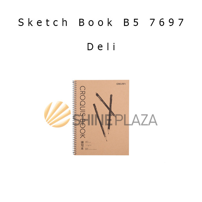 

SKETCHBOOK SKETCH DRAWING BOOK B5 DELI 7697 - KERTAS BUKU GAMBAR & SKETSA