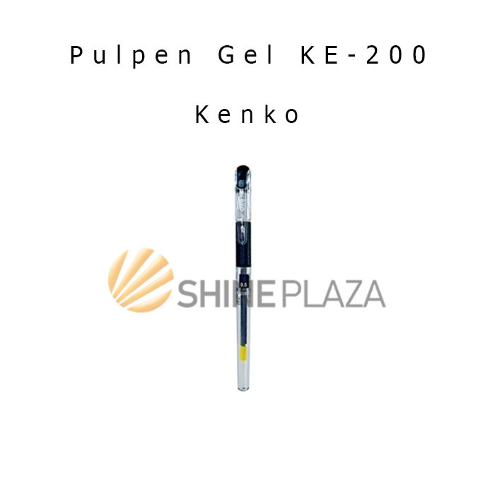 

PULPEN GEL KENKO KE-200 0.5MM - BOLPEN PENA GEL MAGIC HITAM 0,5 MM