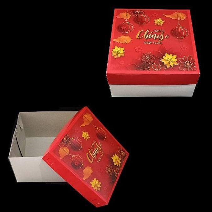 

Box Imlek 20x20 / 22x22 Kotak Kue Lapis Legit Dus Bolu Box Marmer Cake