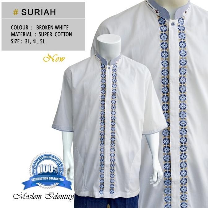 Baju Koko Jumbo, Baju Koko, Baju Koko Lengan Pendek Jumbo Original