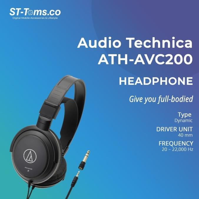 Audio Technica Ath-Avc200 Sonicpro Over-Ear Headphone