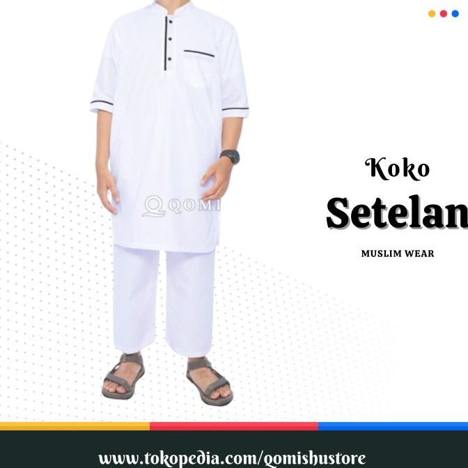 Baju Koko Kurta Pakistan Gamis Setelan Pria Dewasa Qomishu Original Original