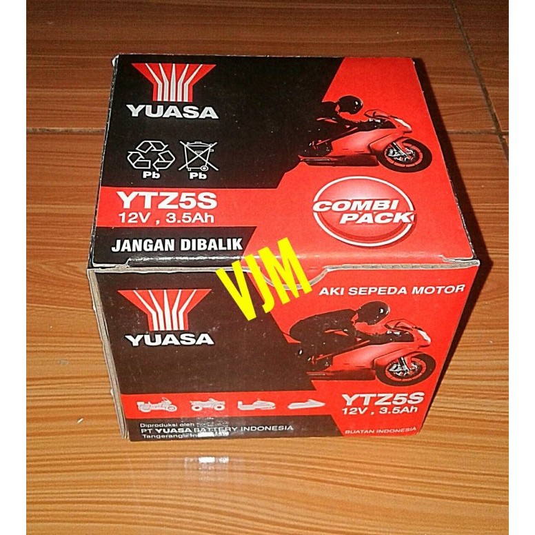 Accu Aki Kering Original Yuasa Byson Verza Scoopy Fino Verza Barang Langka