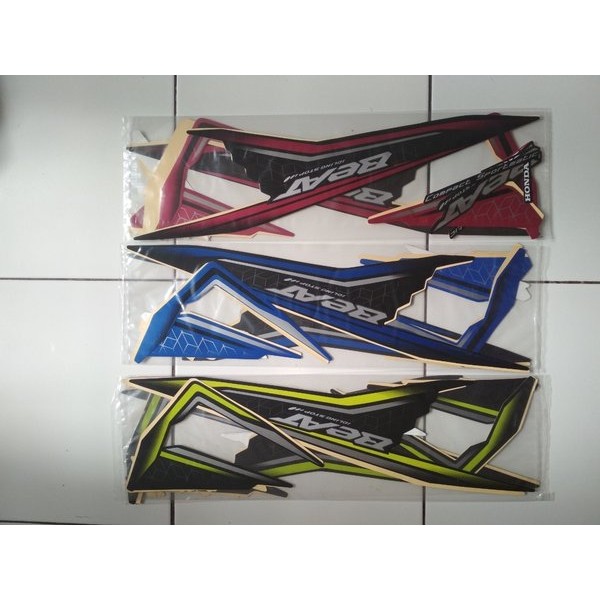 Striping Stiker Motor Honda Beat Led Idling Stop 2020 Barang Langka