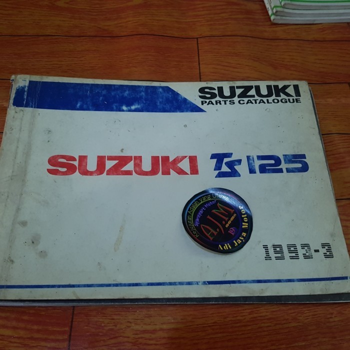Buku Part Katalog Katalogue Catalogue Catalog Copi Suzuki Ts 125 Ts125 Barang Langka