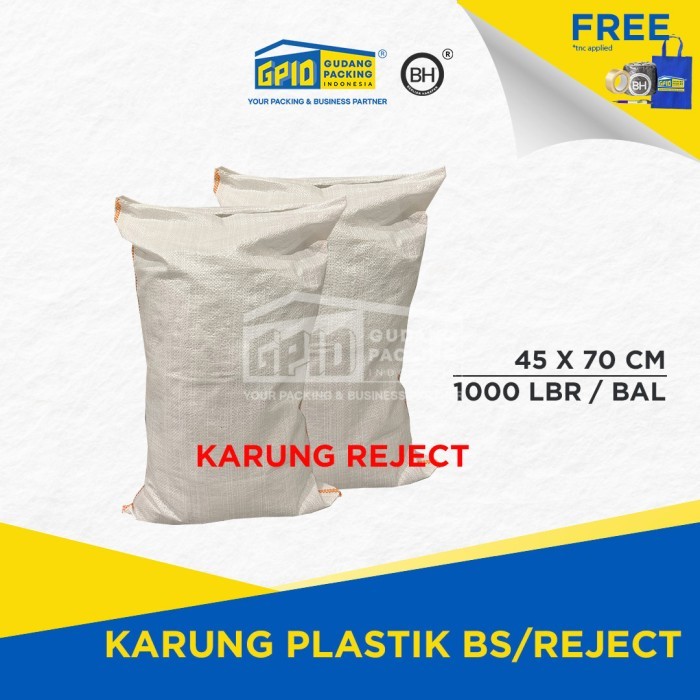 Karung Plastik BS / Reject 25kg 45x70