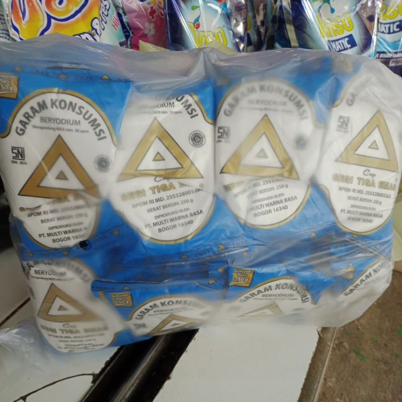 

Garam Egi Tiga Ema 1 Bal 200Gr