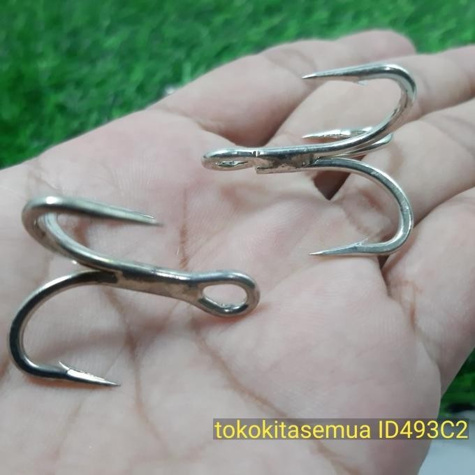 :=:=:=:=] Mata Kail Pancing Original VMC Trebel Nomor Ukuran 2/0 ID493C2