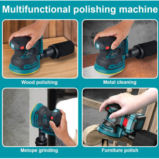 Limited EDition Fligman-Cordless Orbital Sander Polishing Maine/Mesin Poles Sander