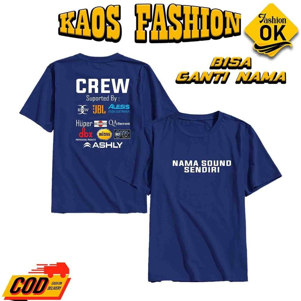 Promo Kaos Crew Audio Kaos Crew Sound System Desain Sendiri Kaos Audio Kualitas Distro Kaos Sound Sy