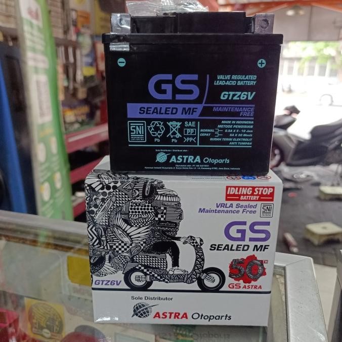 Aki GS VARIO 125 / 150 GTZ6V '